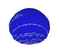 Errori classici della schermata blu della morte,Cuffia da doccia, cuffia da notte, doppio strato, impermeabile, elastica, riutilizzabile.
