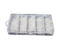ERRORY 50pcs Piuma Treble Taglia 10 8 6 4 2 Dressed Amo Spinato per Spinner Crankbait Forte Pull Lure Baits Fishing Hook Pesca in acqua salata