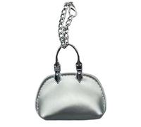 ERRORY Adorabile portachiavi in pelle appeso ornamento supporto auto per bambini e adulti borsa fascino pratico ornamento portachiavi portatile, Argento Catena Argento, One Size