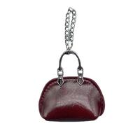 ERRORY Adorabile portachiavi in pelle appeso ornamento supporto auto per bambini e adulti borsa fascino pratico ornamento portachiavi portatile, Burg di cuoio cera olio, One Size