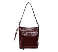 ERRORY Borsa a tracolla estetica da donna in pelle PU Ascella Borse alla moda All-matching Underarm Shopping Incontri Moda Ascella per le donne Borsa in pelle PU Shopping Incontri, Rosso, One Size