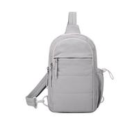 ERRORY Borsa a tracolla unisex per donne e uomini, resistente all'usura, leggera, a tracolla, porta telefono, sport all'aria aperta, tracolla regolabile, grigio, One Size