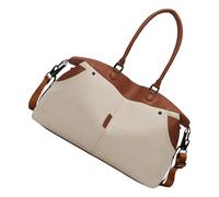 ERRORY Borsa fitness Borsa da viaggio Bagaglio Grande Capacità Allenamento Tela Pernottamento Weekenders Sport Fitness Bagagli da viaggio Multifunzionale Sport Palestra Forma, Marrone, One Size