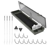 ERRORY Carps Fishing Tackle Box Rigs Rigs Board con custodia per carpe Accessori da pesca Gancio Attrezzatura