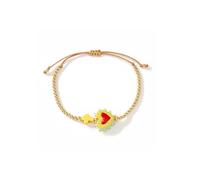 ERRORY Delicato ciondolo a forma di crocifisso in vetro, regolabile, colori assortiti, per abbigliamento casual o da festa, unisex, Misura unica, come descritto