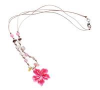 ERRORY Elegante collana con fiore con dettagli in rilievo alla moda a strati per indossare tutti i giorni con ciondolo per il collo, One Size, come descritto, come descritto
