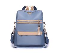 ERRORY Korean Pack FashionBookbag Zaino Versatile DoubleStrap Borsa a Tracolla Crossbody Splashproof Nylon Viaggio Trendy, Blu, Bellezza di massa