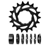 ERRORY Lega di alluminio 16T 18T Volano a Velocità Singola per Mountain Road Bike Conversion Single Speed Conversion Set per Montagna e Strada