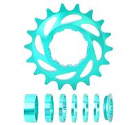 ERRORY Lega di alluminio 16T 18T Volano a Velocità Singola per Mountain Road Bike Conversion Single Speed Conversion Set per Montagna e Strada