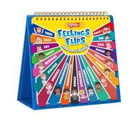 ERRORY Libro di emozioni sociali per bambini 20 diversi sentimenti di apprendimento e divertente flipbook per bambini sentimenti divertenti e sociali per bambini