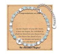 ERRORY Perline per la stagione di laurea alla moda e funzionale, regalo di compleanno perfetto per l'uso quotidiano regolabile, Misura unica, come descritto