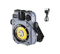 ERRORY Portatile Luce di Campeggio Solare Ricaricabile Torcia Elettrica Luminosa Torcia Emergenze Esterne Lampada di Ispezione Lavoro