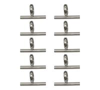 ERRORY Pratico adattatore per spilla e collana in acciaio inox per accessori alla moda da pin a ciondolo convertitore unisex gioielli accessori convertitore, 15mm, come descritto
