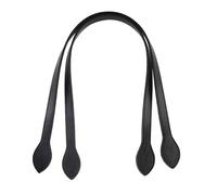 ERRORY Set di 2 tracolle in pelle artificiale per una facile lavorazione e maniglia della borsa, accessori di ricambio per borse, Nero , One Size