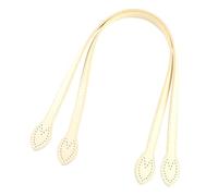 ERRORY Set di 2 tracolle in pelle artificiale per una facile lavorazione e maniglia della borsa, accessori di ricambio per borse, Beige, One Size