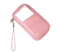 ERRORY Sottile borsa essenziale da viaggio portafoglio documento di viaggio con carta Oxford copertura in tessuto per gli uomini multi slot per carte porta passaporto, B