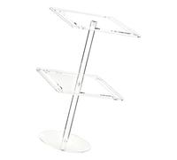 ERRORY Supporto per occhiali in acrilico trasparente, facile da montare, previene l'usura e i graffi, consente di risparmiare spazio sulla scrivania per la casa o il bagno, Misura unica, come