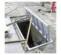 ERRULAN Coperchio Botola Porte Interne Grande piastrella Invisibile per Porta di Accesso al seminterrato, Porte Interne, Copertura per botola a Pavimento montata a Incasso(L 32 x W 36 in(81x91cm))