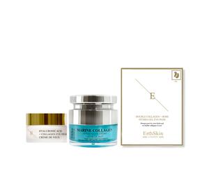 ERS Anti-Aging Crema Marino+ Crema Occhi Doppio collagen + Cuscinetti