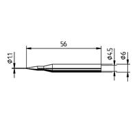 Ersa 0162BD Punta di saldatura Forma matita Dimensione punta 1.10 mm Contenuto