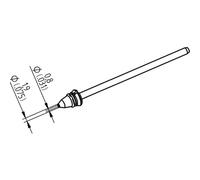 Ersa 0742ED0819H/SB Punta dissaldante Conica Lunghezza punte 79.25 mm Contenuto