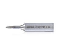 Ersa 0832YD - Punta per saldare Ersadur, per stazioni di saldatura RDS80/Analog60/MS8000 ecc., a scalpello, 1,6 mm