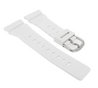 Ersatzband FÜR Casio Baby-G damenuhrarmband aus Resin weiß BA-110 BA-120