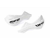 Ricambio Paramani Chiusi UFO Alu Handguards Bianco pm01637-041 per Moto