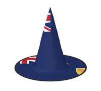 ERSDWRE Bandiera delle Isole Turks e Caicos Stampa Cappello Da Strega Cappello Da Mago Cappello Cosplay Accessori Per Halloween Natale Carnevale Mascherata