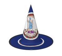 ERSDWRE Cappello da strega con bandiera della Virginia, cappello da mago, accessorio per cosplay, per Halloween, Natale, carnevale, feste in maschera