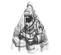 ERSDWRE Monocromatico Sketch Style Gaming Stampa Halloween Mantello Con Cappuccio Per Uomini Donne Con Cappuccio Mantello Robe Per Mantello Medievale Costumi Cosplay