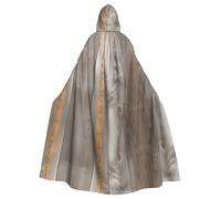 ERSDWRE Vecchio Bordo di Legno Stampa Halloween Mantello Con Cappuccio Per Gli Uomini Donne Con Cappuccio Mantello Robe Per Costumi Medievale Mantello Cosplay