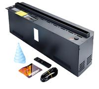 ErShangMao Camino Elettrico Moderno A Fiamma di Vapore: Illuminazione Dinamica A 7 Colori E Design A Filo da 3 Mm, Dotato di Prevenzione della Combustione A Secco E Telaio in Acciaio 70cm/27.6in