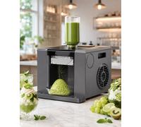 ErShangMao Macchina per Il Ghiaccio A Forma di Fiocco di Neve da 350W,Macchina Automatica per Ghiaccio Tritato E Bingsu da 750Ml con Rullo in Acciaio Inossidabile E Comandi Touch Intelligenti Black