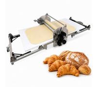 ErShangMao Sfogliatrice Elettrica, Macchina Stendi-Pasta Pieghevole | Motore A Coppia Elevata, 450 Mm, 2-30 Mm, Base Antiscivolo, Per Pizza, Pasta Per Torte, Pane