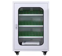 ERSINIAN Armadietto di Ricarica per telefoni cellulari - 12 Porte e 60 Porte, armadietto di stoccaggio Ricaricabile con Ruote e Lucchetto a Combinazione per scuole, chiese, aeroporti