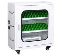 ERSINIAN Carrello di Ricarica e armadietto per dispositivi mobili Ricaricabili per 20/30/40/50/60 dispositivi. Stazione di Ricarica sicura per cellulari per Uso in Aula, Ufficio e Palestra.