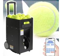 ERSINIAN Lanciapalle da Tennis, lanciapalle da Tennis con App/Telecomando, Allenatore di Tennis Intelligente Automatico, Lanciatore/lanciapalle da Tennis Portatile