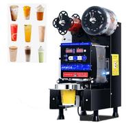 ERSINIAN Macchina sottovuoto Automatica da 480 W, sigillatrice Professionale per Tazze, Ideale per Bubble Tea, caffè e frullati SYJQ52872