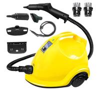 ERSINIAN Pulitore a Vapore per la casa, Potente vaporizzatore con Serbatoio da 2 Litri e 6 Accessori per la Pulizia di Pavimenti, tappeti, divani e Piastrelle, Design Portatile Multiuso.