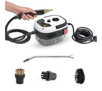 ERSINIAN Pulitore a Vapore Portatile ad Alta Temperatura e Pressione, 2500 W con testine a Spazzola e Serbatoio da 1000 ml per casa, Auto e Cucina.