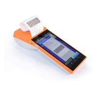 ERSINIAN Registratore di Cassa Mobile PDA Android POS Terminale Stampante per ricevute Portatile Bluetooth WiFi 3G/4G Raccoglitore Dati Portatile all-in-One, Arancione-3G