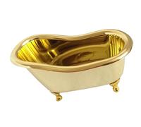 ERSINIAN Secchiello per Vino, Mini Secchiello per Il Ghiaccio a Forma di Vasca da Bagno, Decorazione per la casa, 3 Colori per Ristorante (Oro)