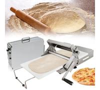 ERSINIAN Sfogliatrice per Croissant, Macchina per stendere la Pasta Manuale Pieghevole, Spessore Regolabile per panetterie domestiche e Commerciali, 60x30 cm