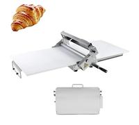 ERSINIAN Sfogliatrice Reversibile per Pasta sfoglia e Rullo per Fondente, sfogliatrice da banco, impastatrice in Acciaio Inox, Spessore Regolabile, per la Preparazione di croste di Fudge, Modello 400