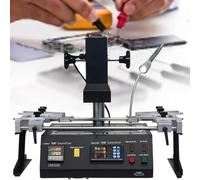 ERSINIAN Stazione di Saldatura a infrarossi con Display Digitale, Potenza 1250W, Consente Un Controllo preciso della Temperatura nelle attività di dissaldatura e Saldatura sul Posto di Lavoro