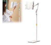 ERSINIAN Supporto da Lettura, mensola da Lettura Regolabile in Altezza da Pavimento per Libri e Tablet - Supporto Porta Libri Pratico e Versatile per Una Lettura Confortevole,