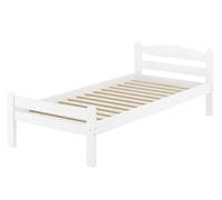 Erst-Holz Sei Varianti di Letto Bianco Una Piazza x Adulti 90x200 in faggio massello V-60.45-09W