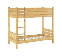 Erst-Holz Solido Letto a Castello per Adulti 90x190 con doghe rigide e divisibile 60.16-09-190T100