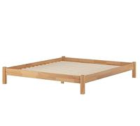 Erst-Holz Solido Matrimoniale futon 180x200 in Faggio massello Laccato con doghe rigide 60.84-18